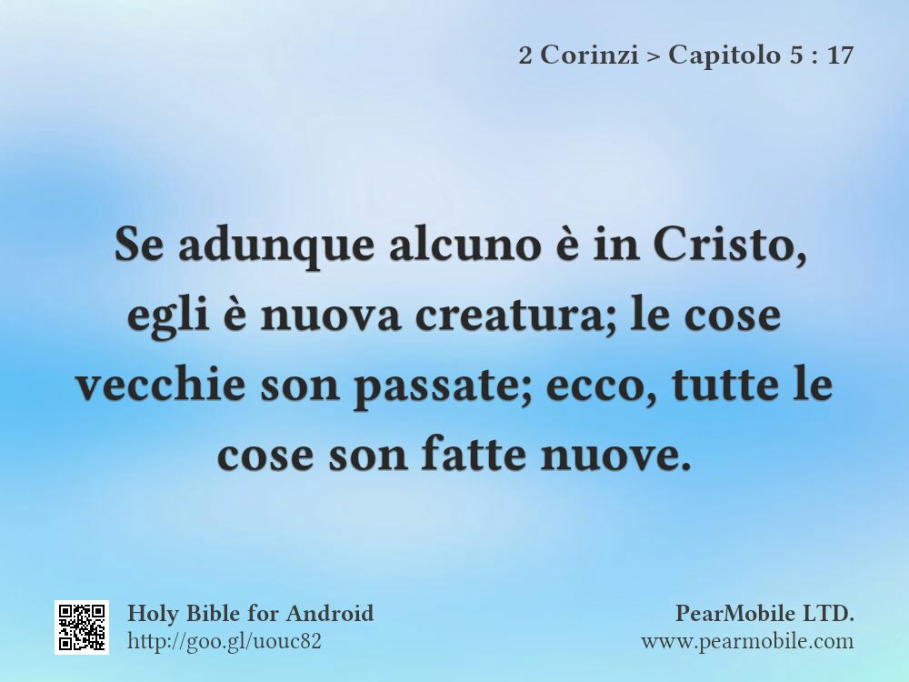 2 Corinzi, Capitolo 5:17